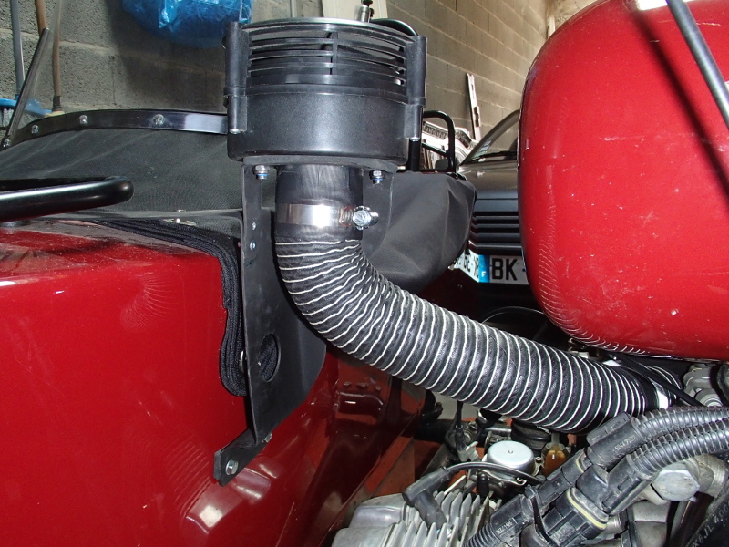 Liaison préfiltre cyclonique